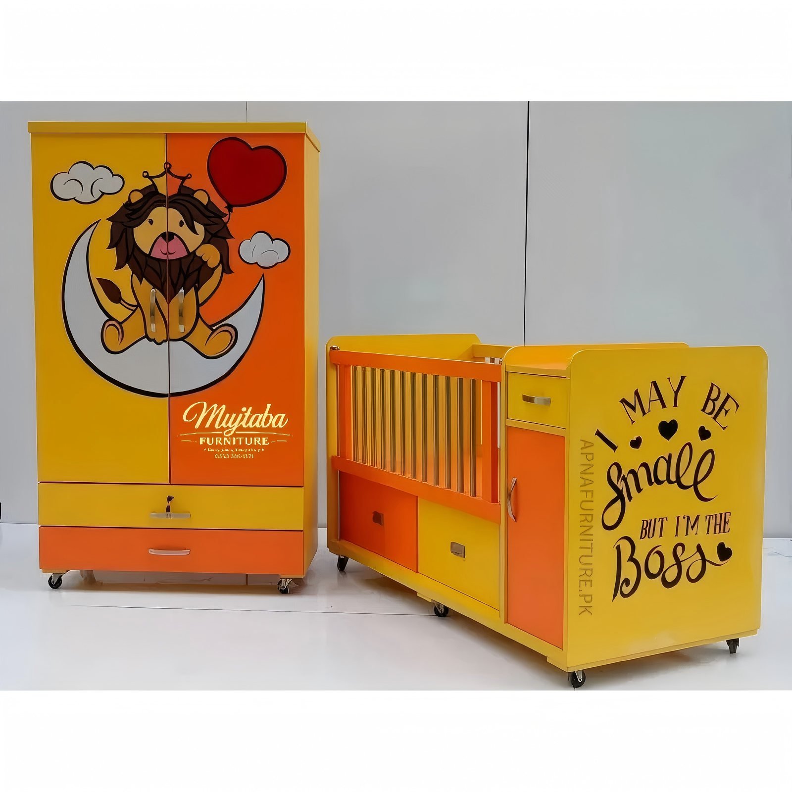 Micah Cot with Wardrobe