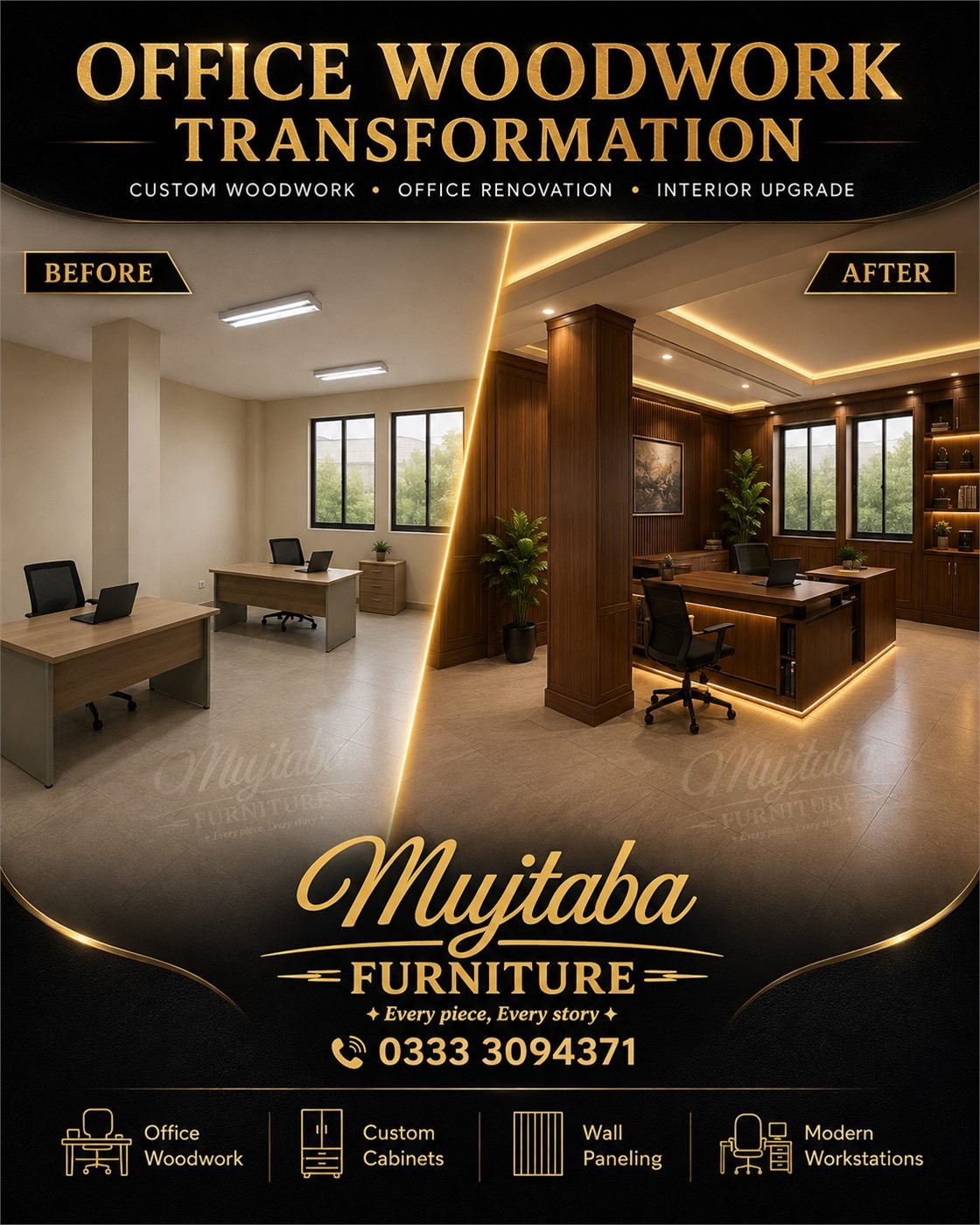 Office Renovation & Woodwork