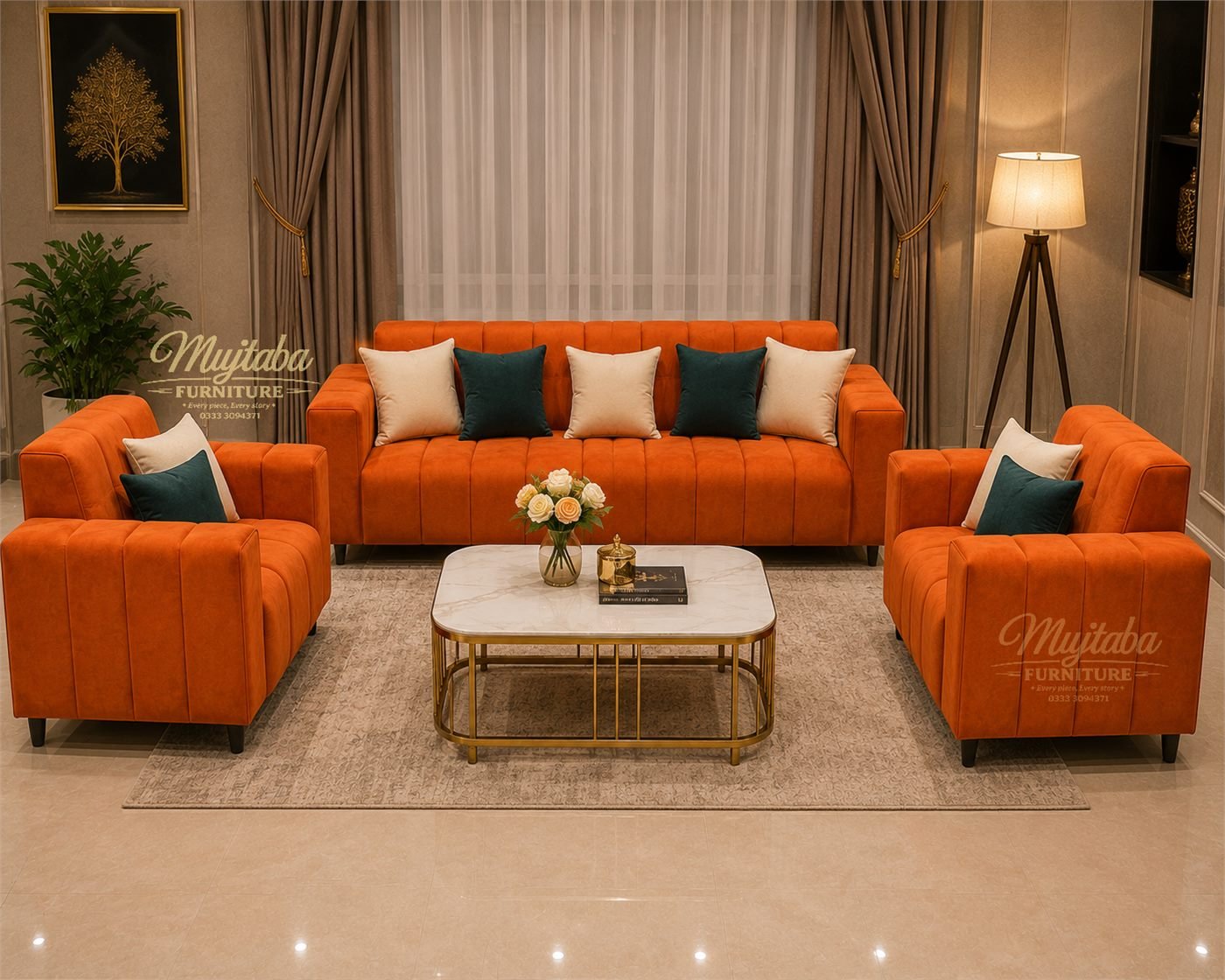 Florance Sofa Set